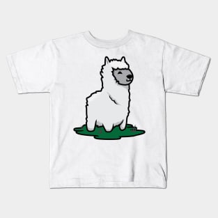 Alpaca - White Kids T-Shirt